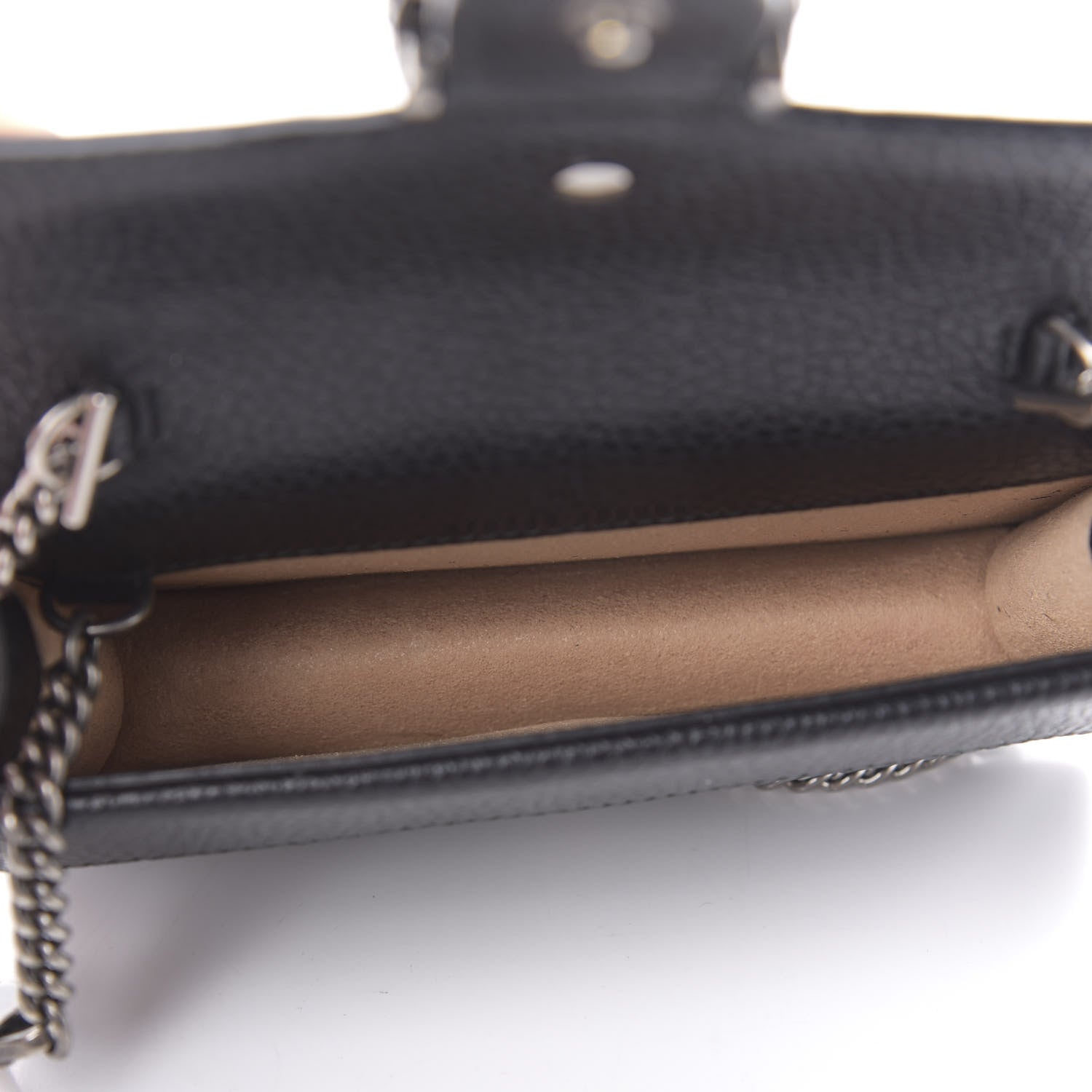 Gucci Calfskin Super Mini Dionysus Shoulder Bag Black 5 of 10