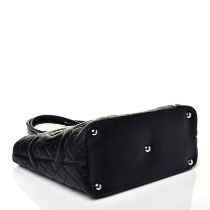 Chanel Calfskin Quilted Large Cambon Tote Black 4 of 9