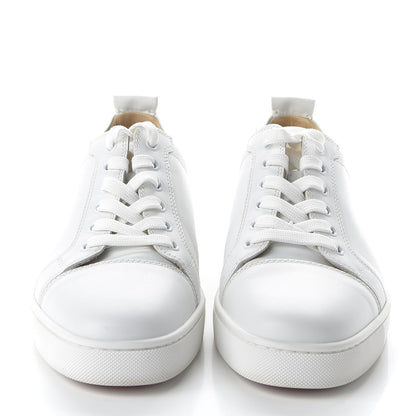 Christian Louboutin Calfskin Mens Louis Junior Flat Sneakers 42 White 2 of 8