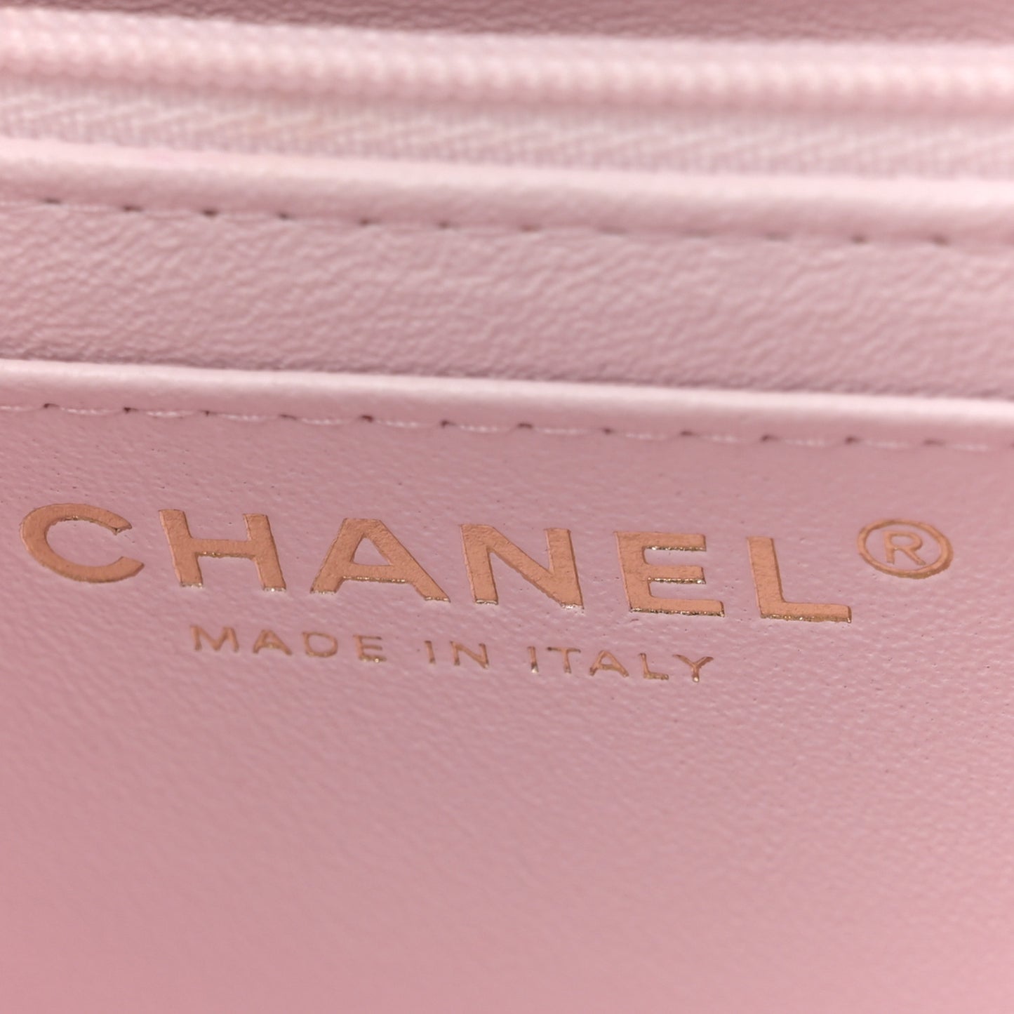 Lambskin Quilted Mini Top Handle Rectangular Flap Light Pink