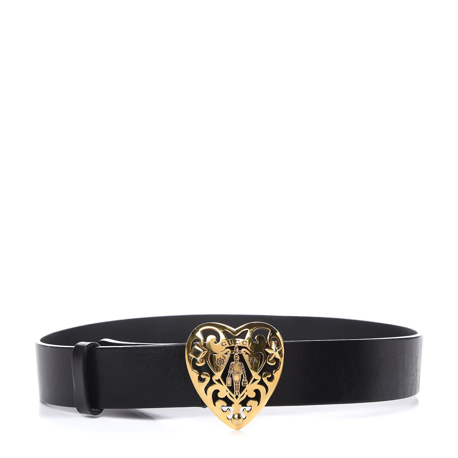 Gucci Calfskin Hysteria Belt 75 30 Black 1 of 7