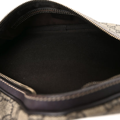 Gucci GG Supreme Monogram Belt Bag Dark Brown 4 of 9