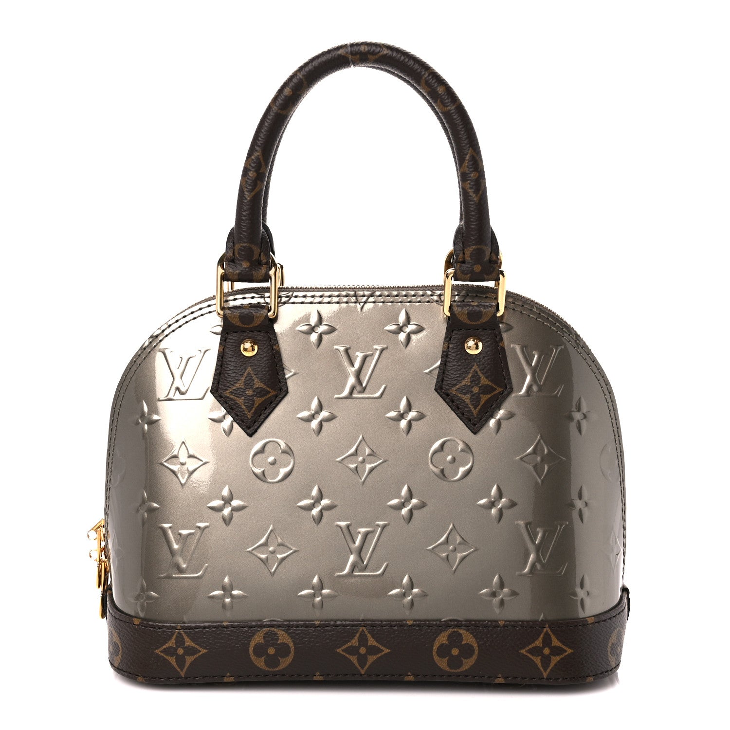 Louis Vuitton Vernis Monogram Alma BB Taupe Metallise 1 of 10