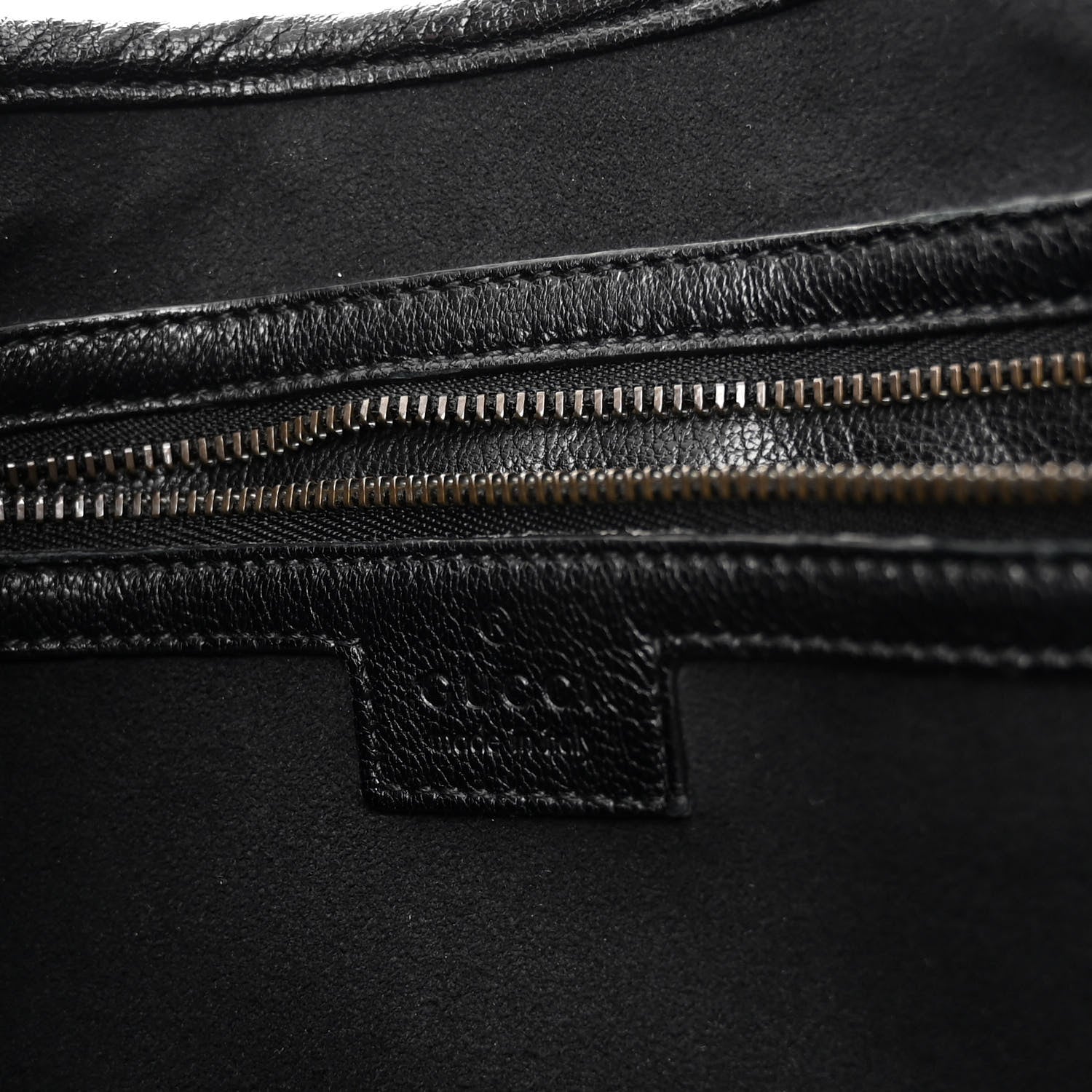 Gucci Goatskin Medium Aphrodite Shoulder Bag Black 6 of 9