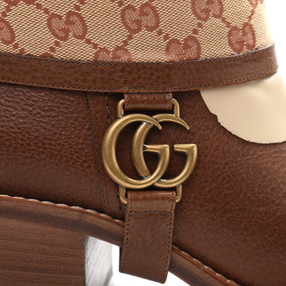 Gucci GG Monogram Calfskin Lola Tall Boots 40 Beige Ruggine Cuir 6 of 8