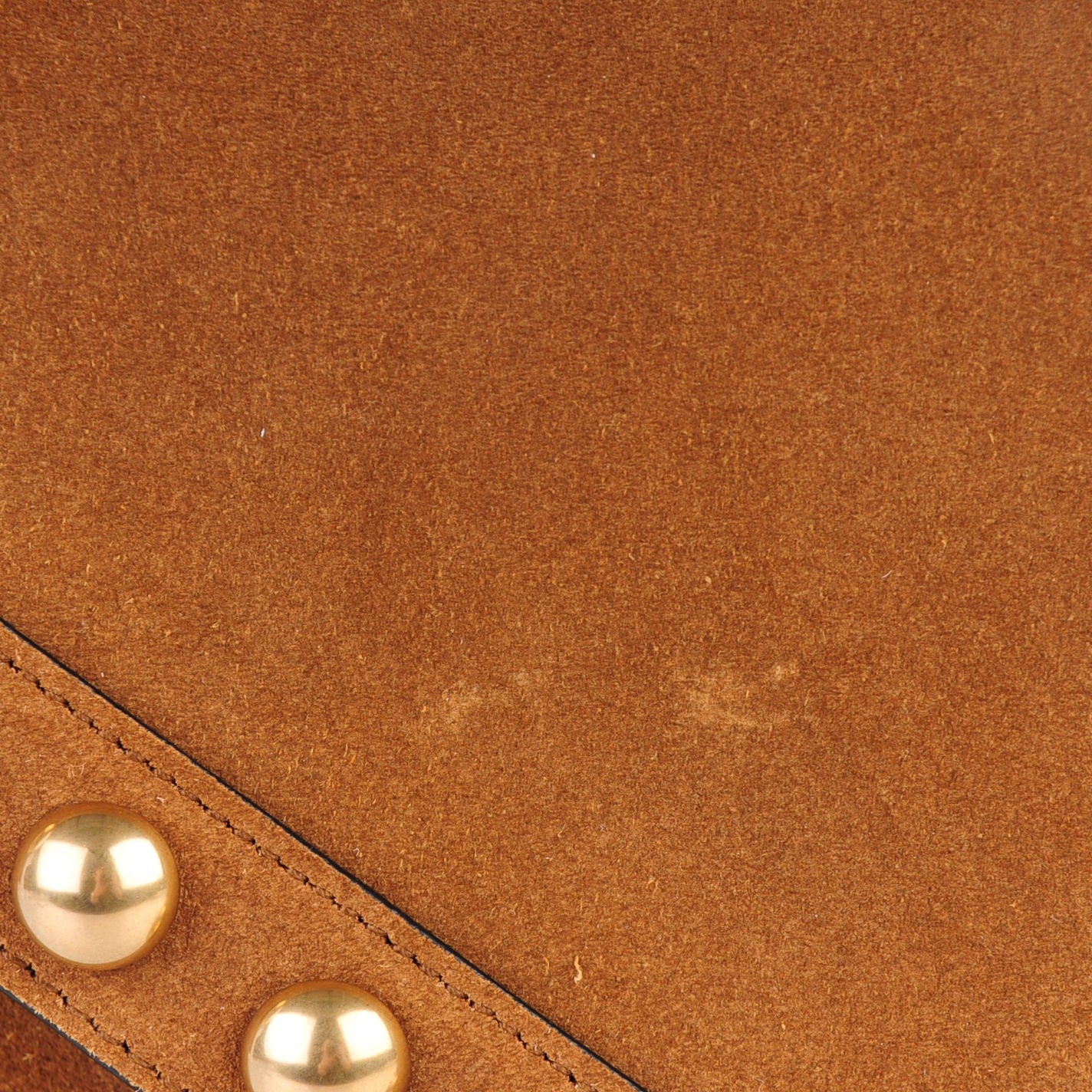 Saint Laurent Suede Y Studs Satchel Light Ochre 8 of 8