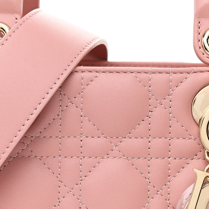 Christian Dior Lambskin Cannage Small My ABCDior Lady Dior Fard 8 of 11