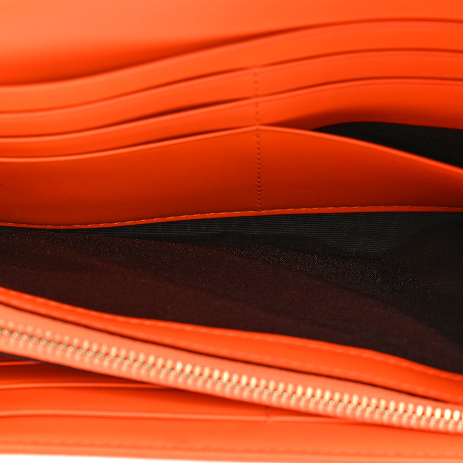 MCM Patent Two Tone Patricia Wallet On Chain Pink Orange 7 of 14