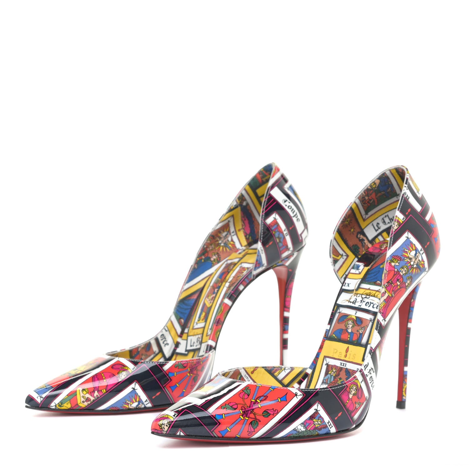 Christian Louboutin Patent Tarot Iriza 100 Pumps 41 Multicolor 2 of 11
