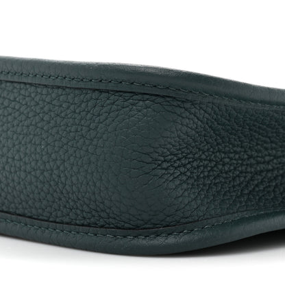 Hermes Taurillon Clemence Evelyne TPM Vert Cypress 7 of 8