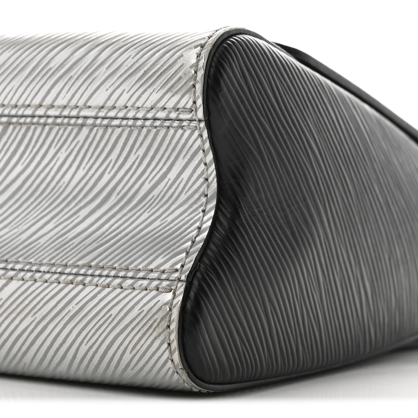 Epi Twist Shoulder Bag MM Argent