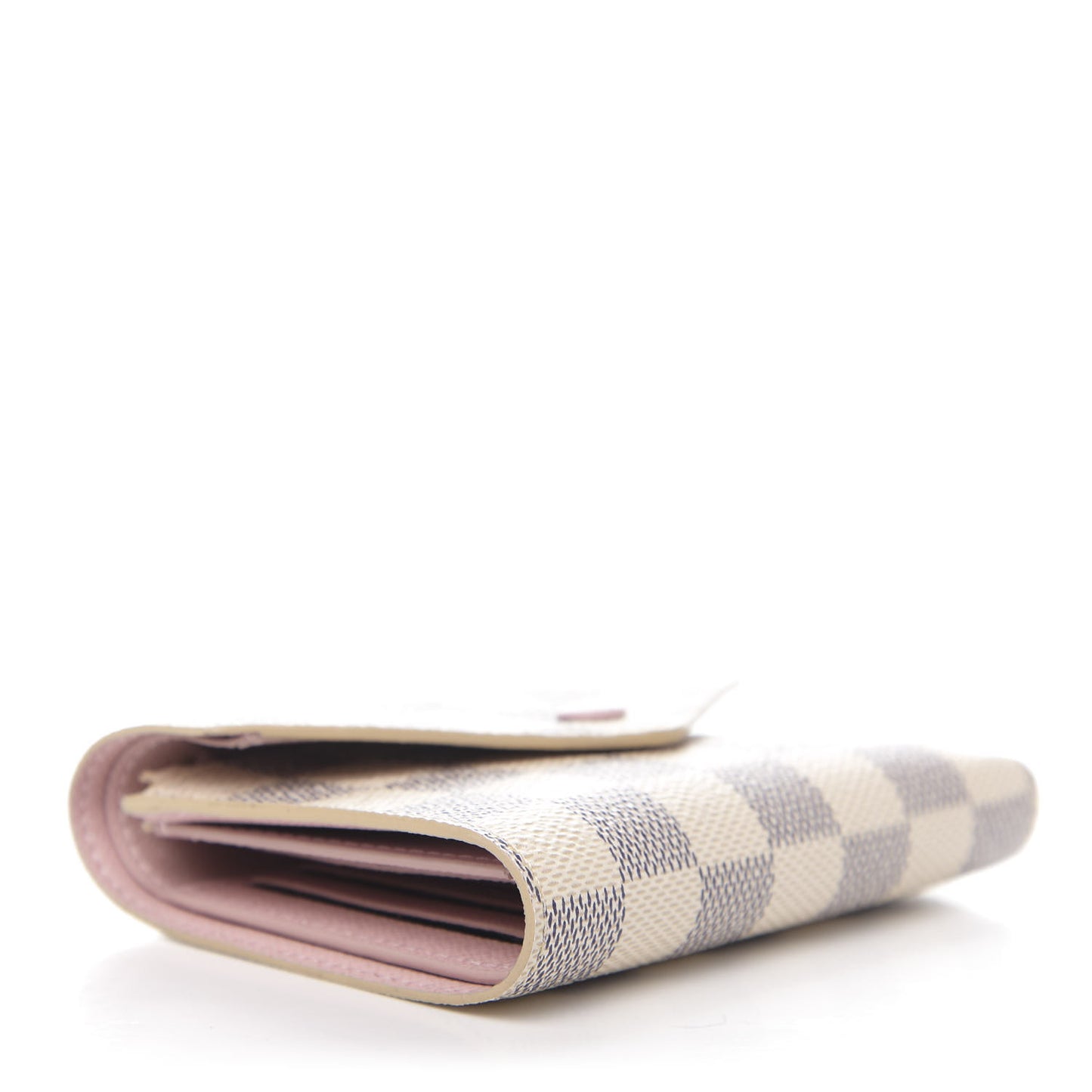 Damier Azur Victorine Wallet Rose Ballerine