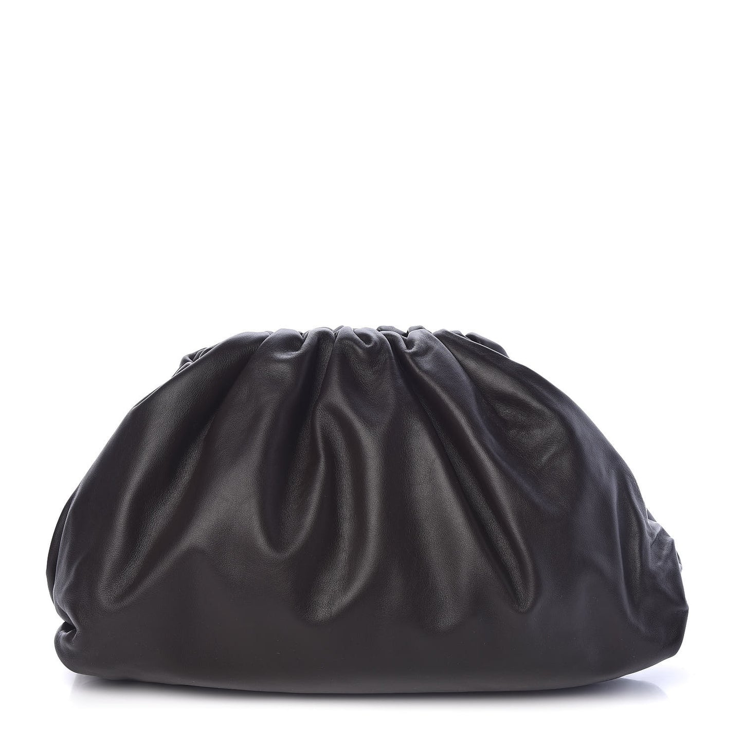 Smooth Butter Calf The Pouch Oversized Clutch Fondente
