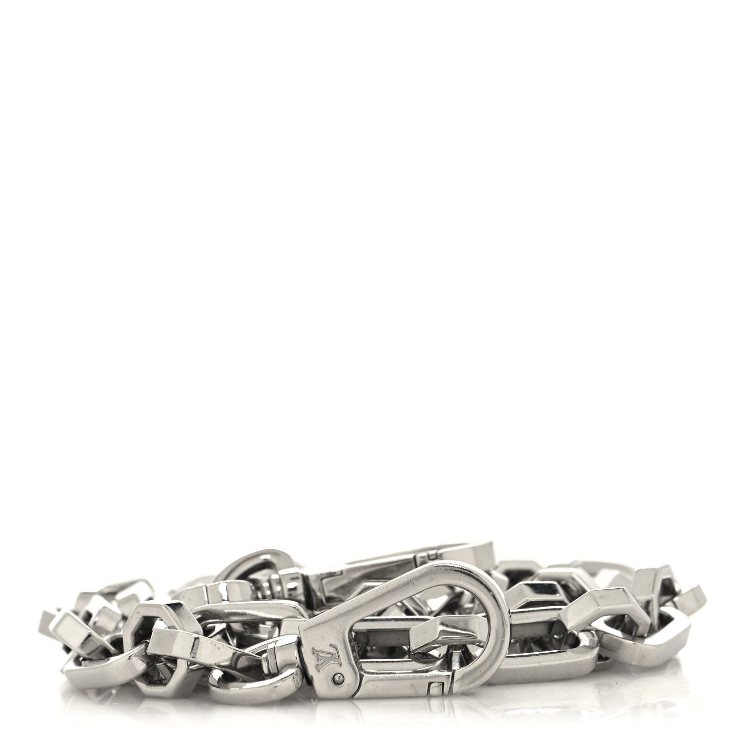 Louis Vuitton Metal Dauphine Chain Long Shoulder Strap Silver 1 of 3