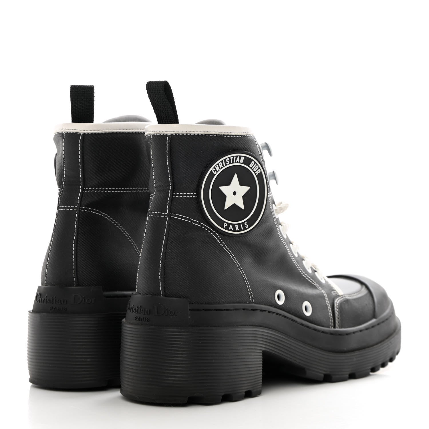 Christian Dior Technical Fabric D-Rise 35mm Boots 35 Black 4 of 13
