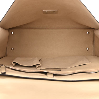 Givenchy Suede Calfskin Lambskin Medium Shark Lock Satchel Taupe 5 of 11