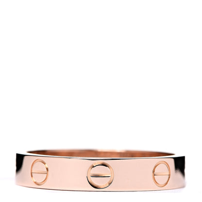 Cartier 18K Pink Gold 3.5mm LOVE Wedding Band Ring 53 6.5 1 of 3