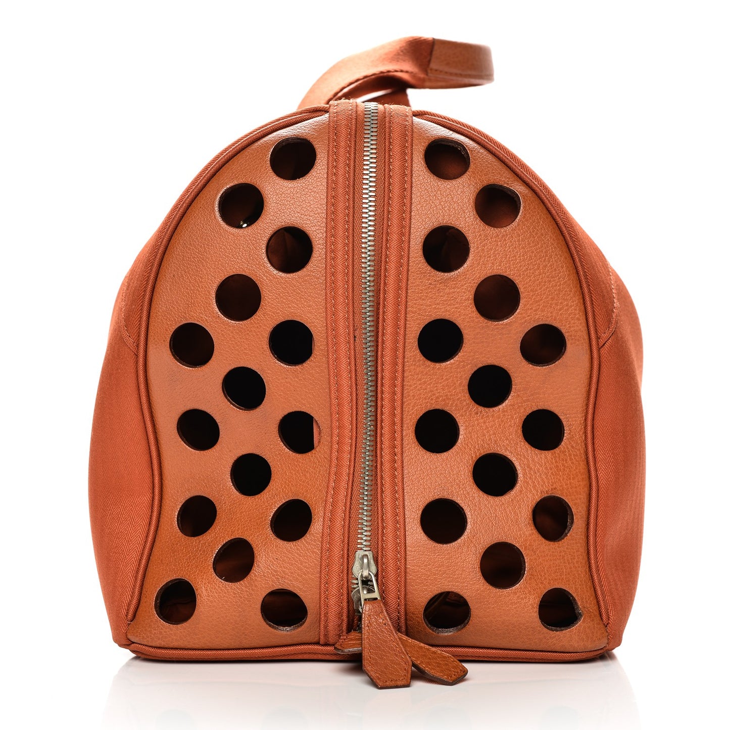 Buffle Toile Sac A Chien TouTou Brique Potiron