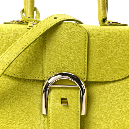 Delvaux Grained Rodeo Calfskin Mini Brillant Satchel Absinthe Lime 9 of 11