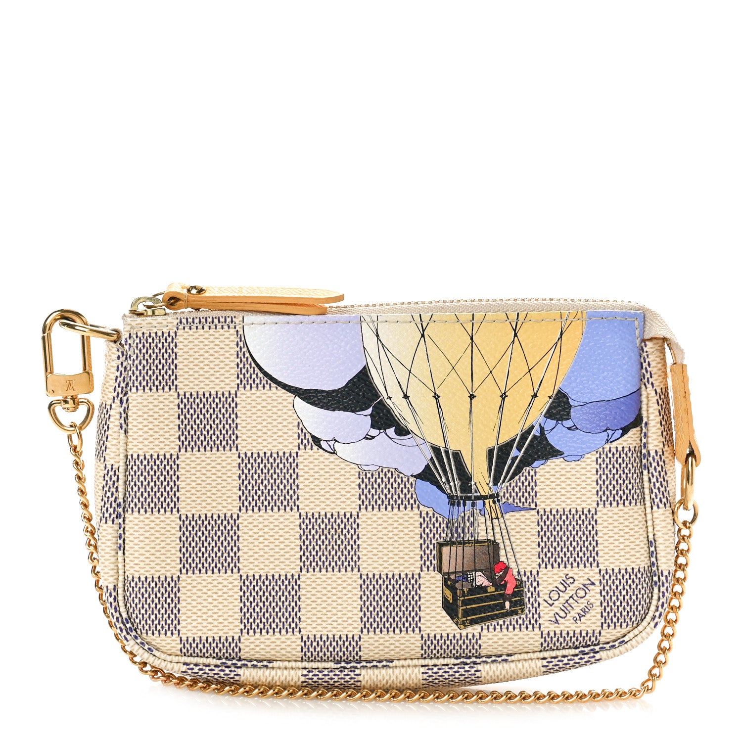 Louis Vuitton Damier Azur Illustre Mini Pochette Accessories 1 of 10
