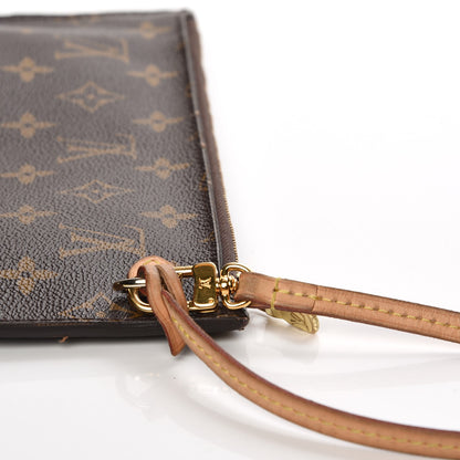 Louis Vuitton Monogram Neverfull MM GM Pochette Fuchsia 9 of 9