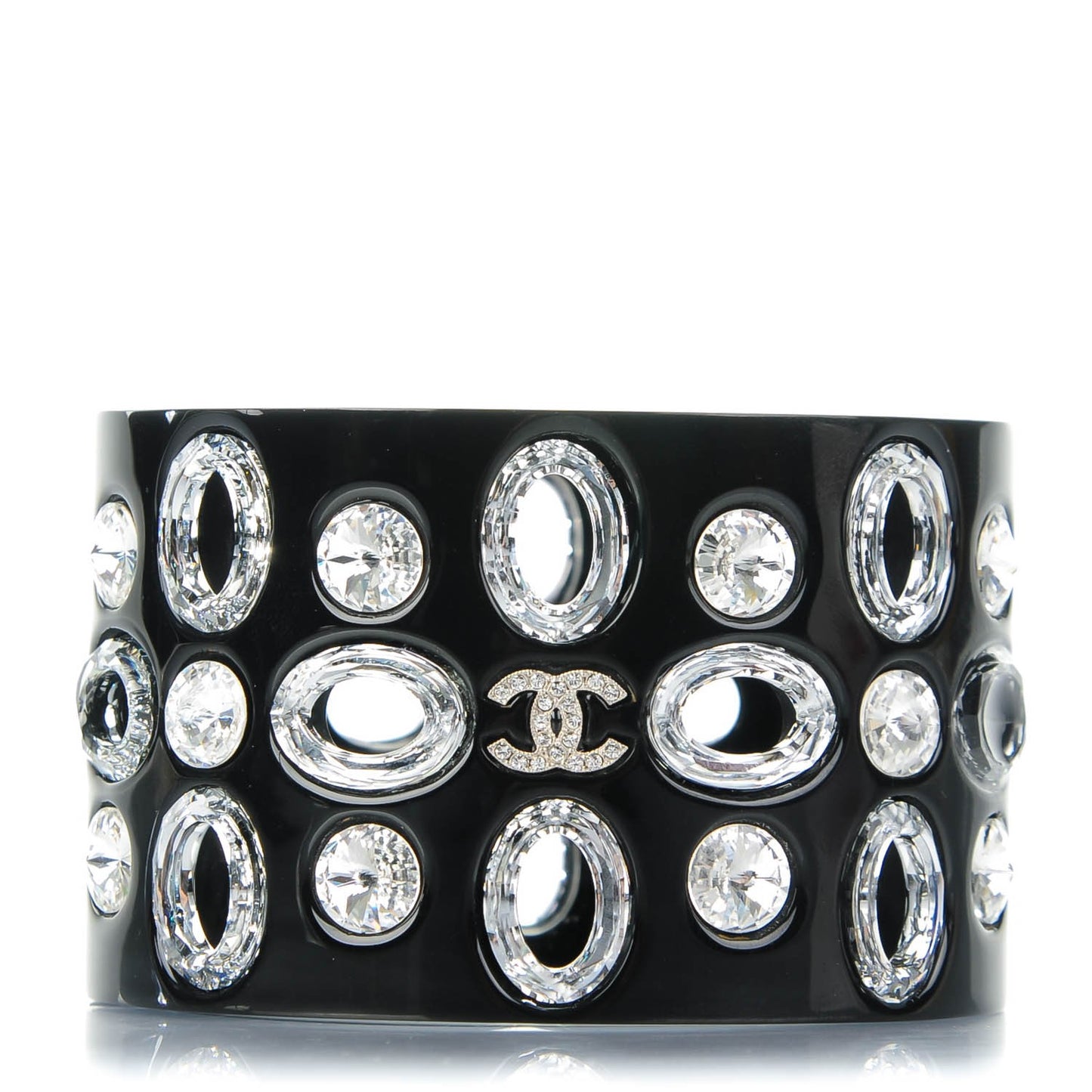 Resin Crystal CC Cuff Black