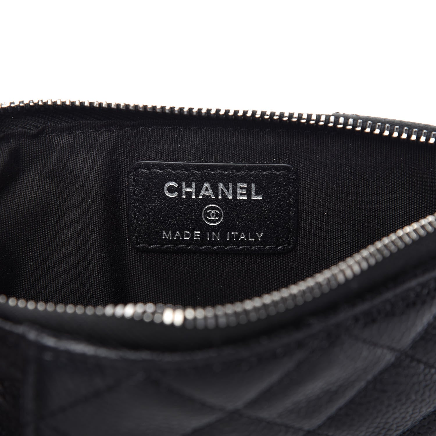Chanel Caviar Quilted Classic Flat Wallet Pouch So Black 8 of 10