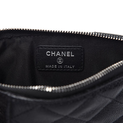 Chanel Caviar Quilted Classic Flat Wallet Pouch So Black 8 of 10