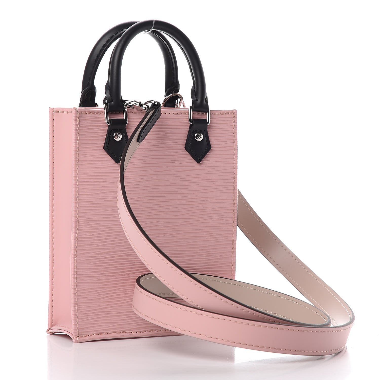 Louis Vuitton Epi Petit Sac Plat Rose Ballerine 3 of 12