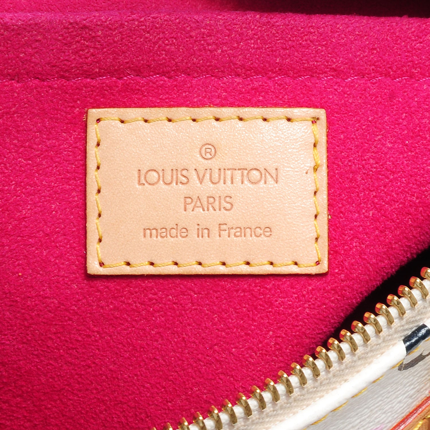 Louis Vuitton Monogram Multicolor Fringe Speedy 25 White 6 of 7