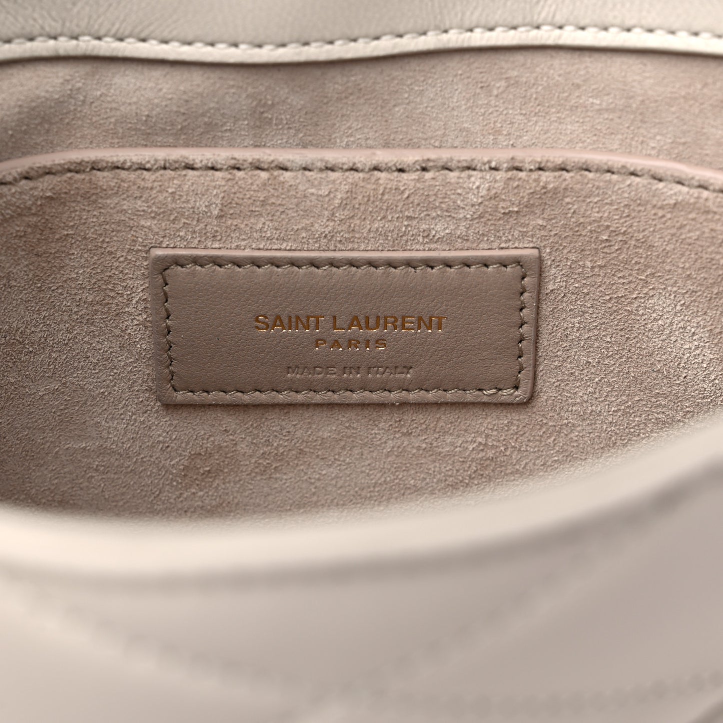 Lambskin Quilted Le 57 Diamond Shoulder Bag Crema Soft