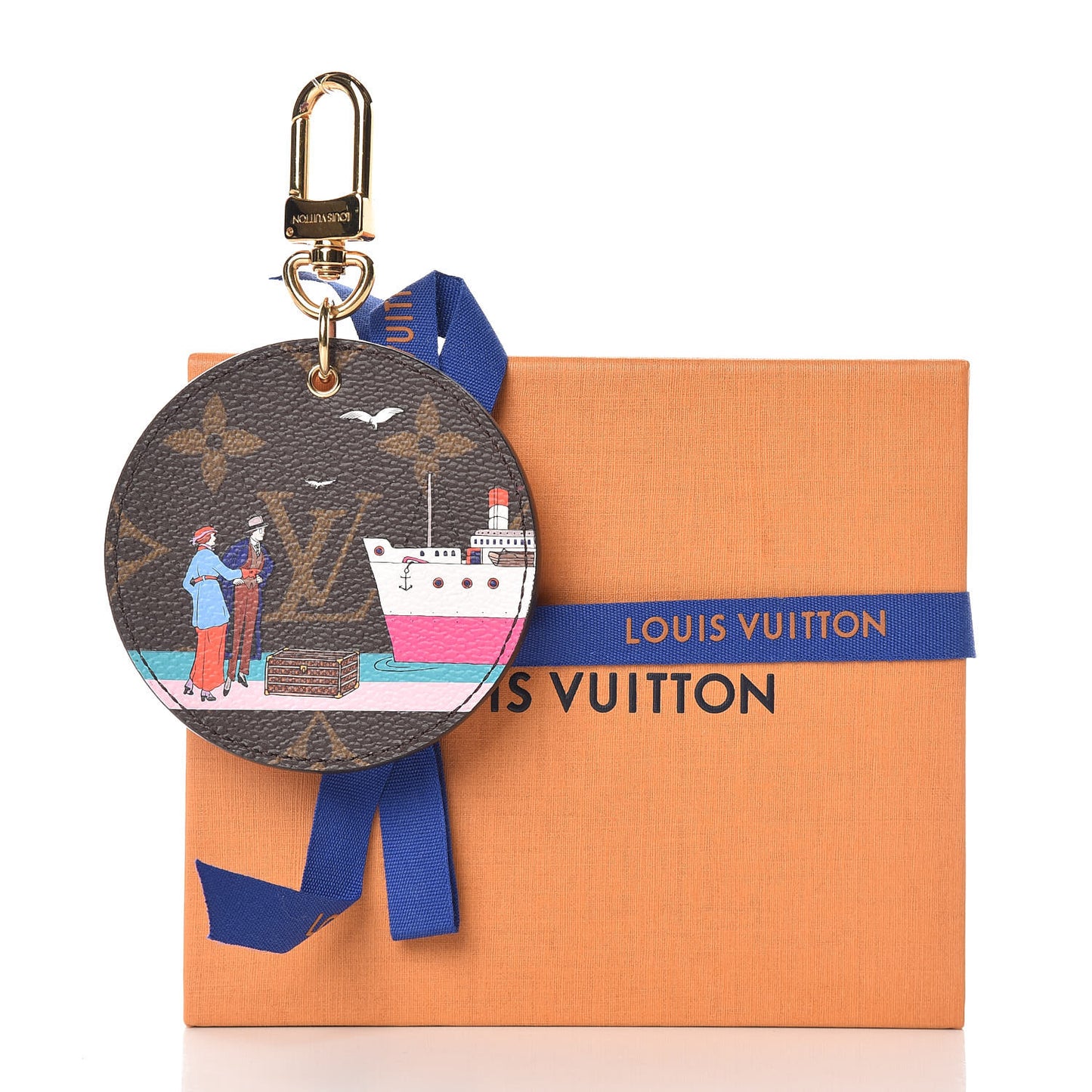 Monogram 2016 Christmas Animation Bag Charm Key Ring