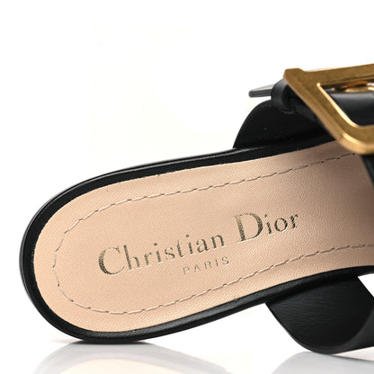 Christian Dior Resille D-Dior Mule Flats 36.5 Black 7 of 7