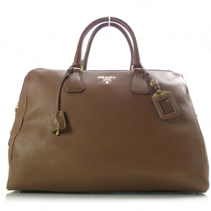 Prada Cervo Deerskin Bauletto Brown 1 of 11