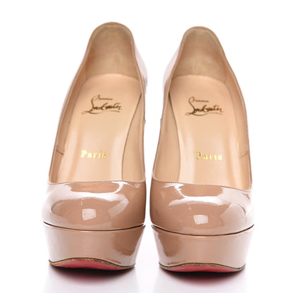 Christian Louboutin Patent Bianca 140 Pumps 36.5 Nude 2 of 11