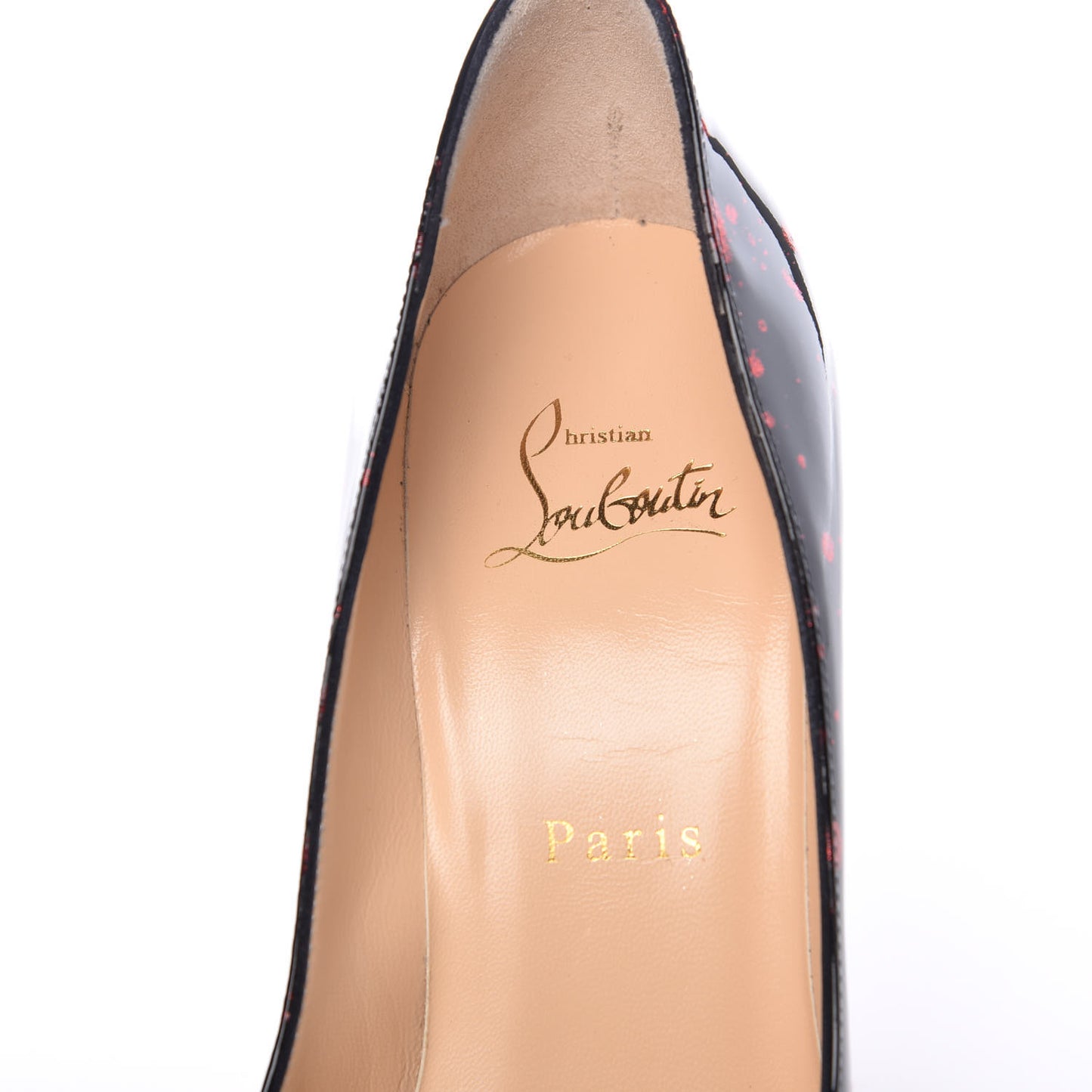 Patent Pollock Pigalle Follies 100 Pumps 37 Black Red
