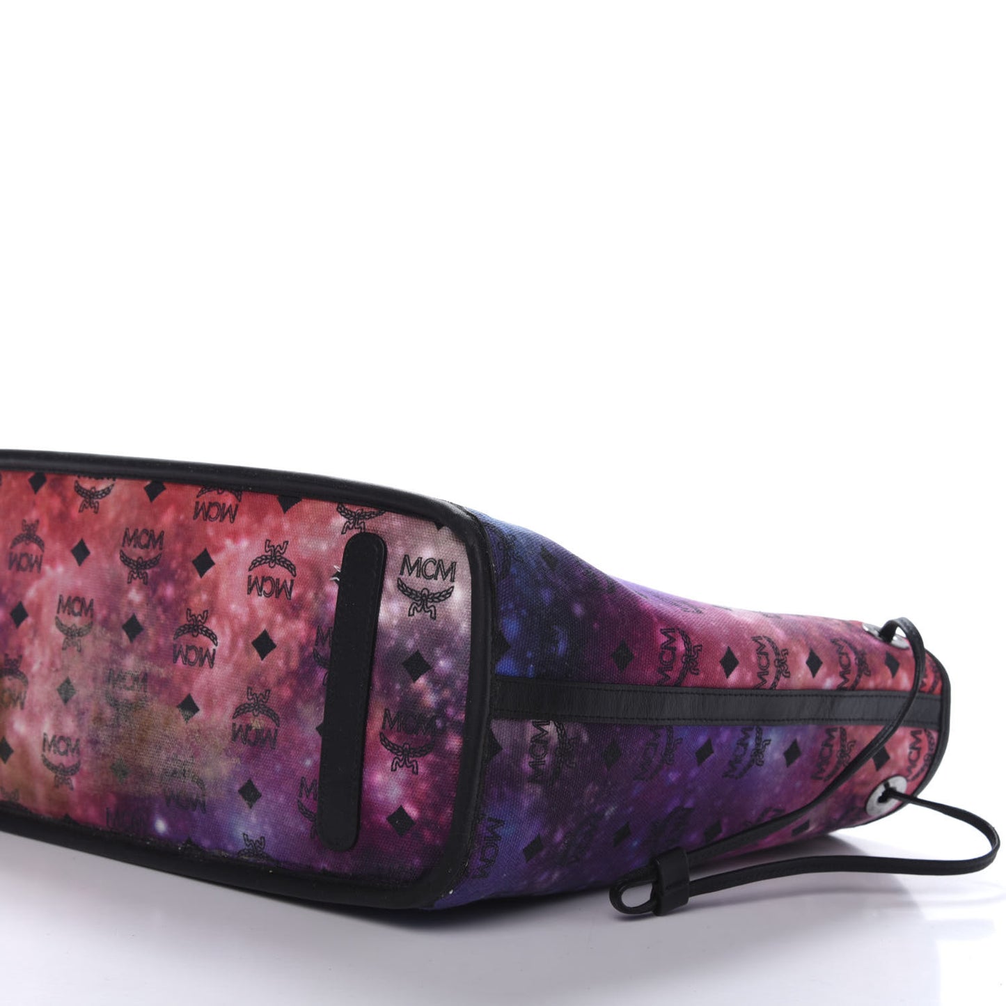 Metallic Galaxy Visetos Medium Project Reversible Shopper Tote Black Multicolor
