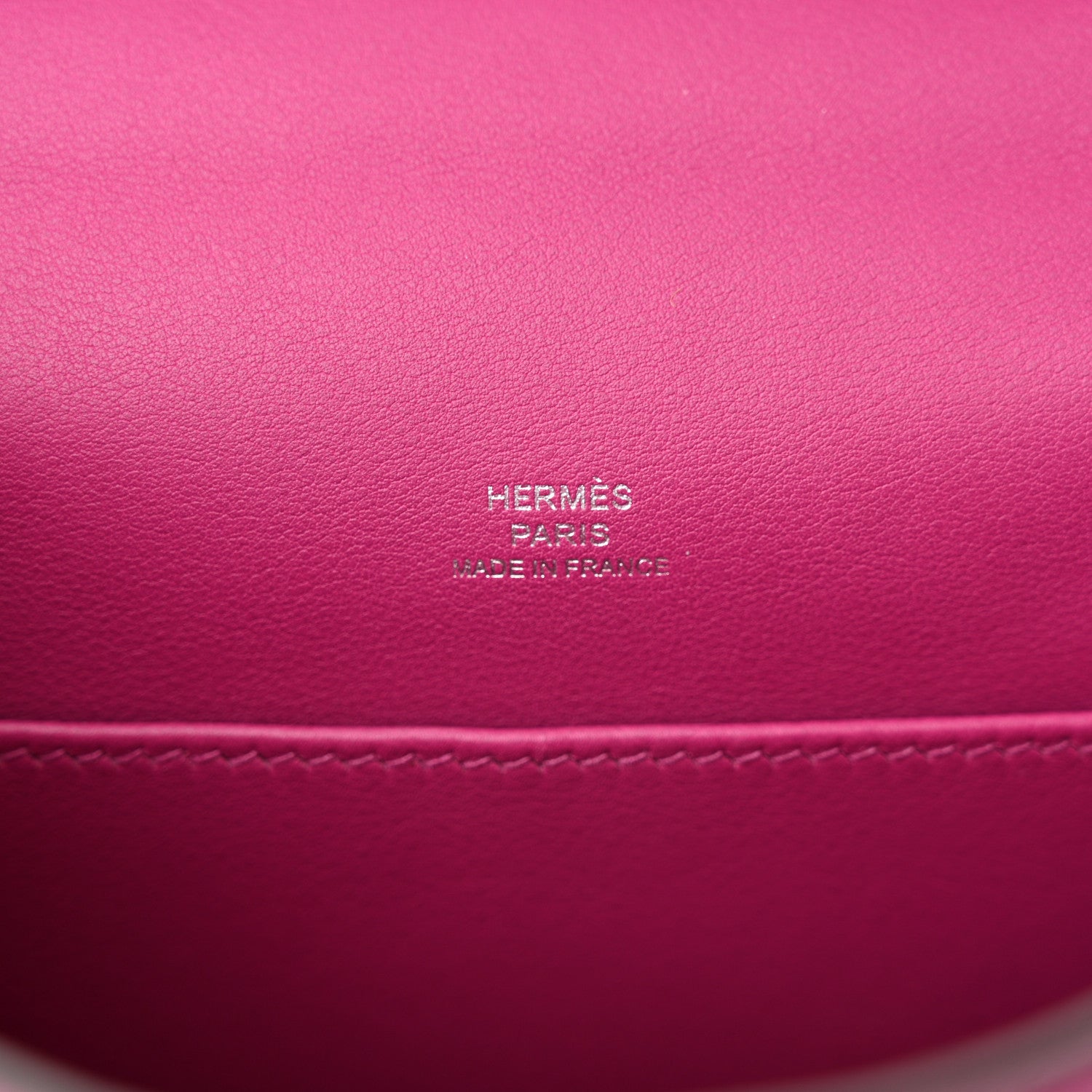 Hermes Swift Kelly Pochette Clutch Rose Pourpre 6 of 11