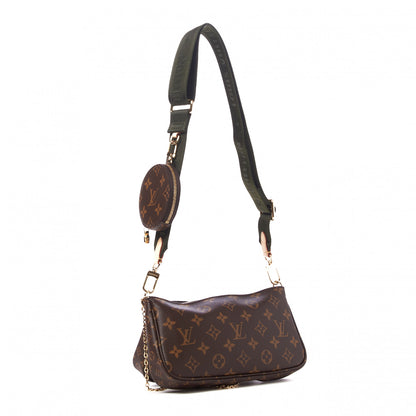 Louis Vuitton Monogram Multi Pochette Accessories Kaki 2 of 10