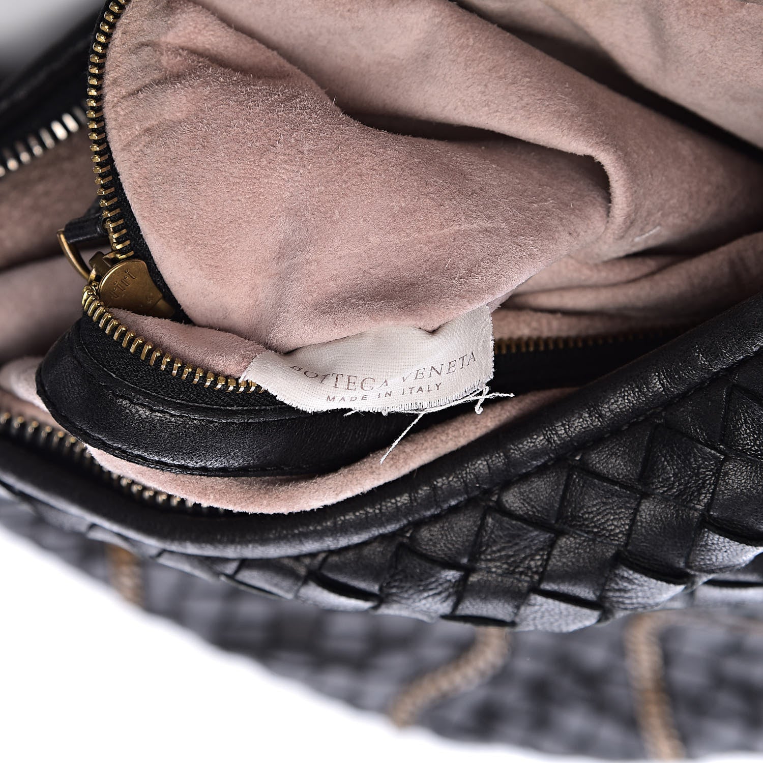 Bottega Veneta Nappa Intrecciato Medium Veneta Chain Hobo Black 8 of 12