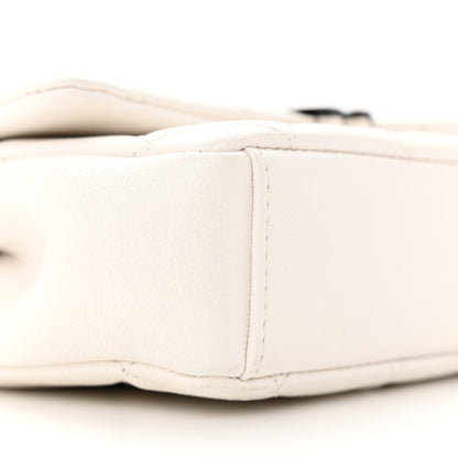 Chanel Caviar Quilted My Everything Small Flap White Black 9 of 15