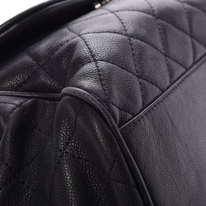 Chanel Caviar Quilted Timeless Accordion Flap Black 8 of 12