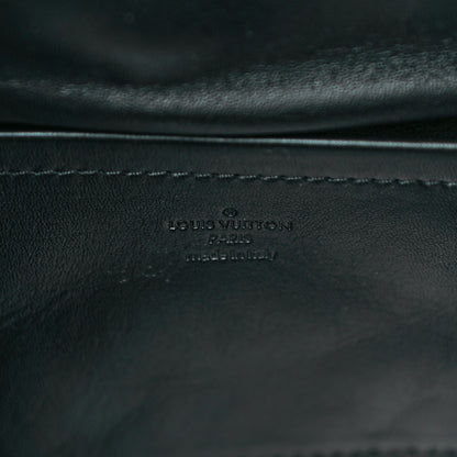 Louis Vuitton Lambskin Malletage Pochette Flap Black 6 of 13