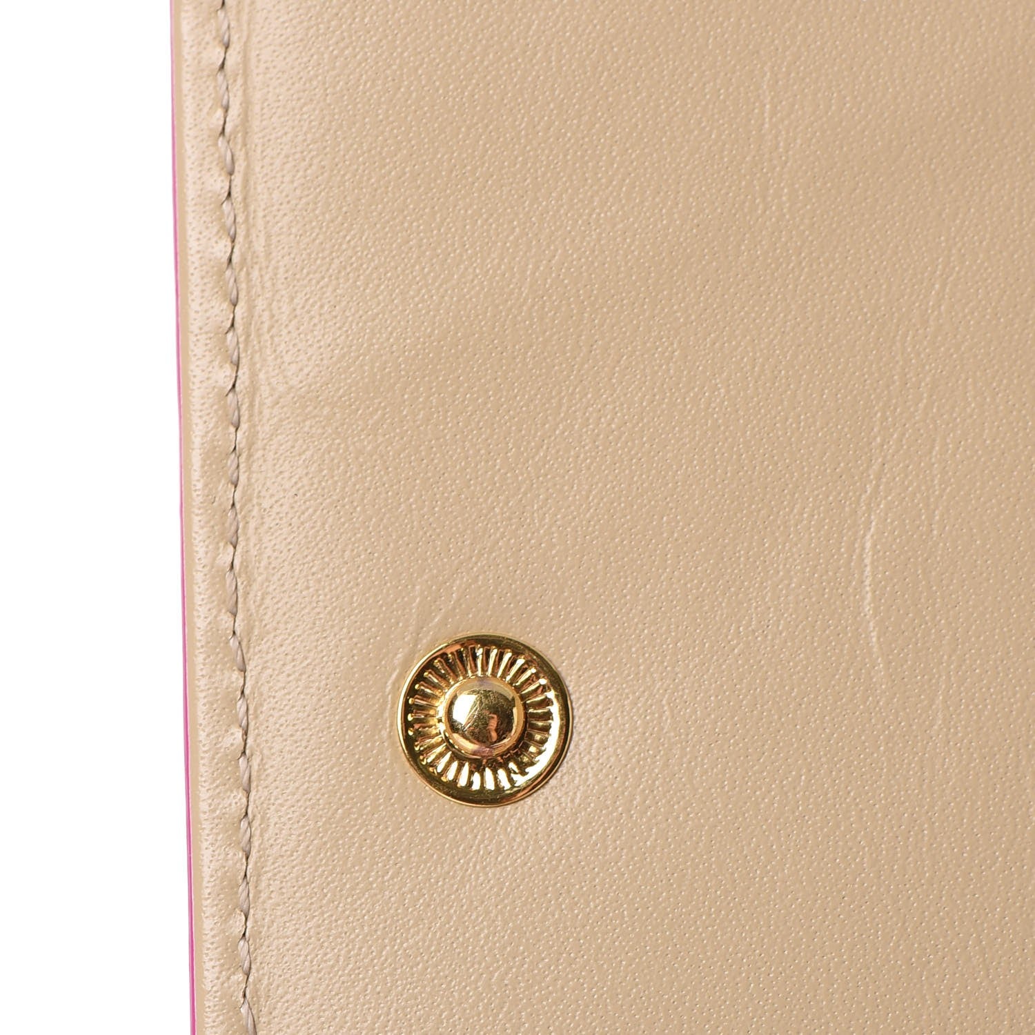 MCM Coated Canvas Zip Around Wallet Electric Pink 18 of 20
