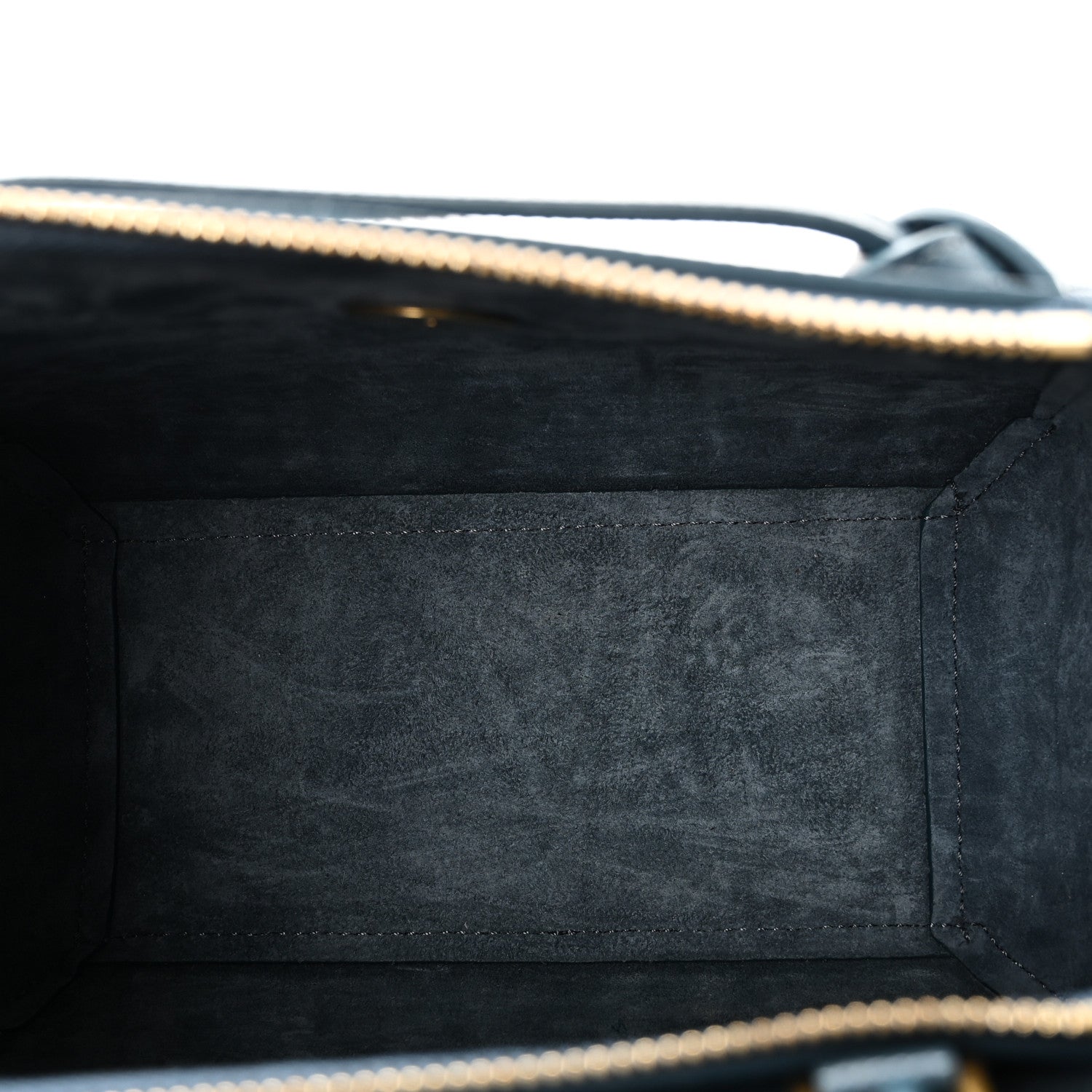 Celine Grained Calfskin Nano Belt Bag Abyss Blue 5 of 10
