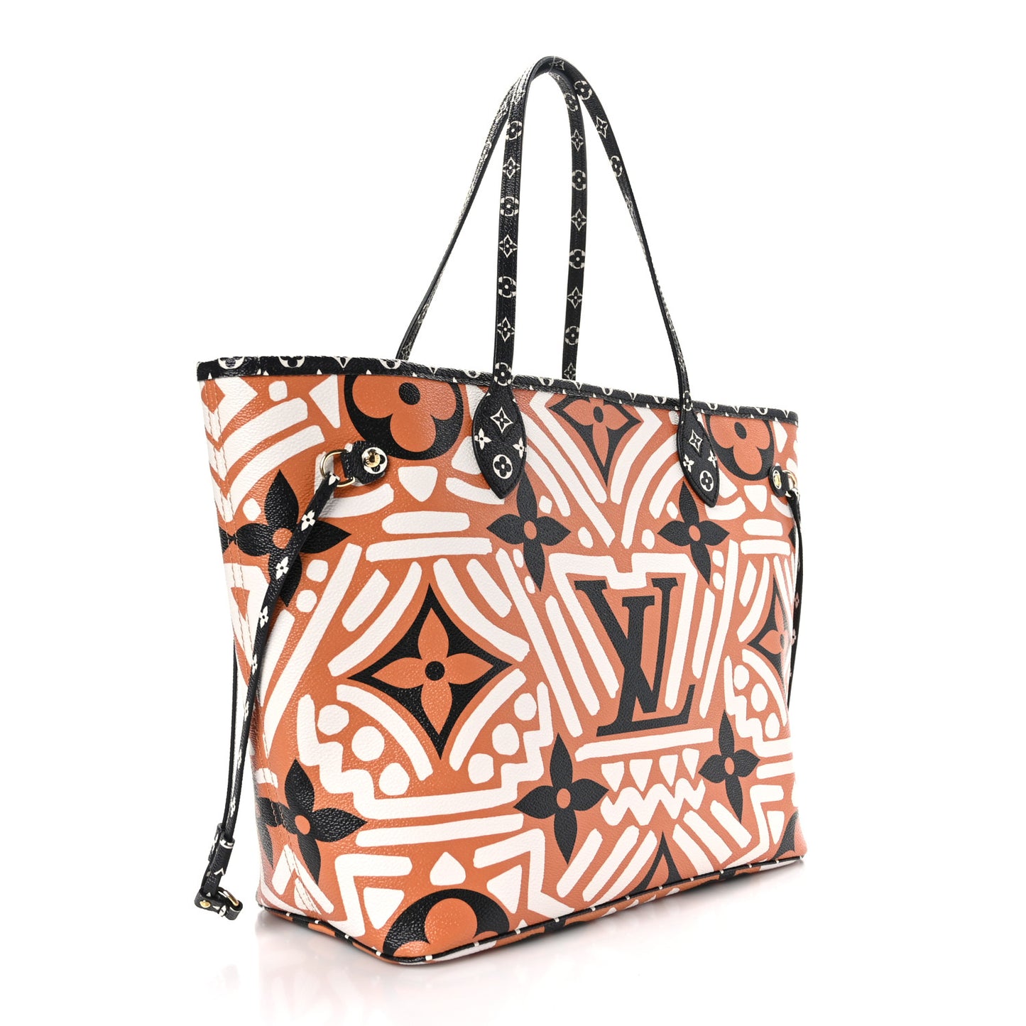 Monogram Giant Crafty Neverfull MM Creme Caramel