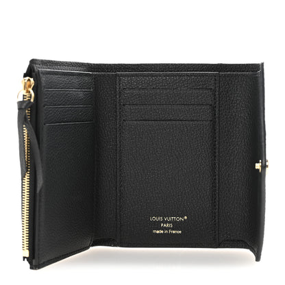 Louis Vuitton Empreinte Monogram Giant Victorine Wallet Black Beige 5 of 7