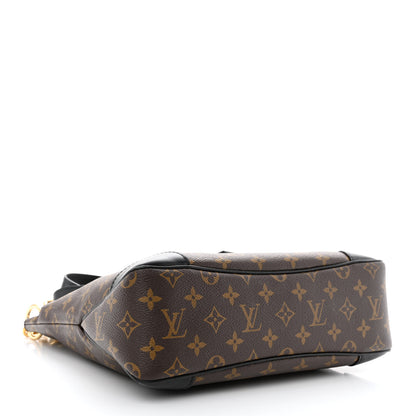 Louis Vuitton Monogram Odeon MM Black 4 of 11