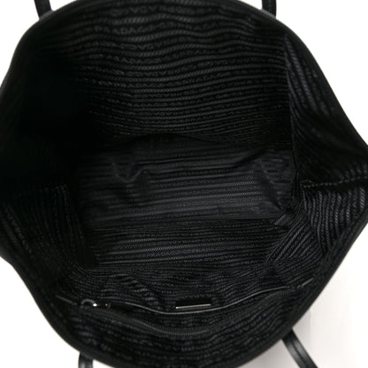 Prada Tessuto Nylon Saffiano Tote Black 5 of 9