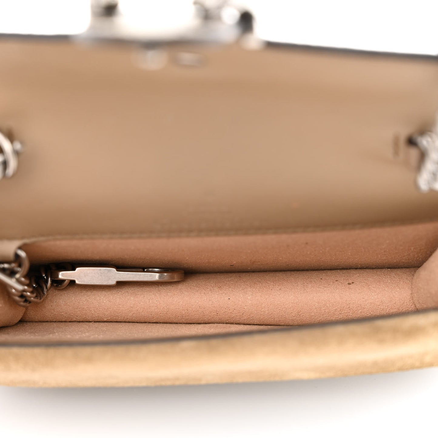 GG Supreme Monogram Super Mini Dionysus Shoulder Bag Taupe